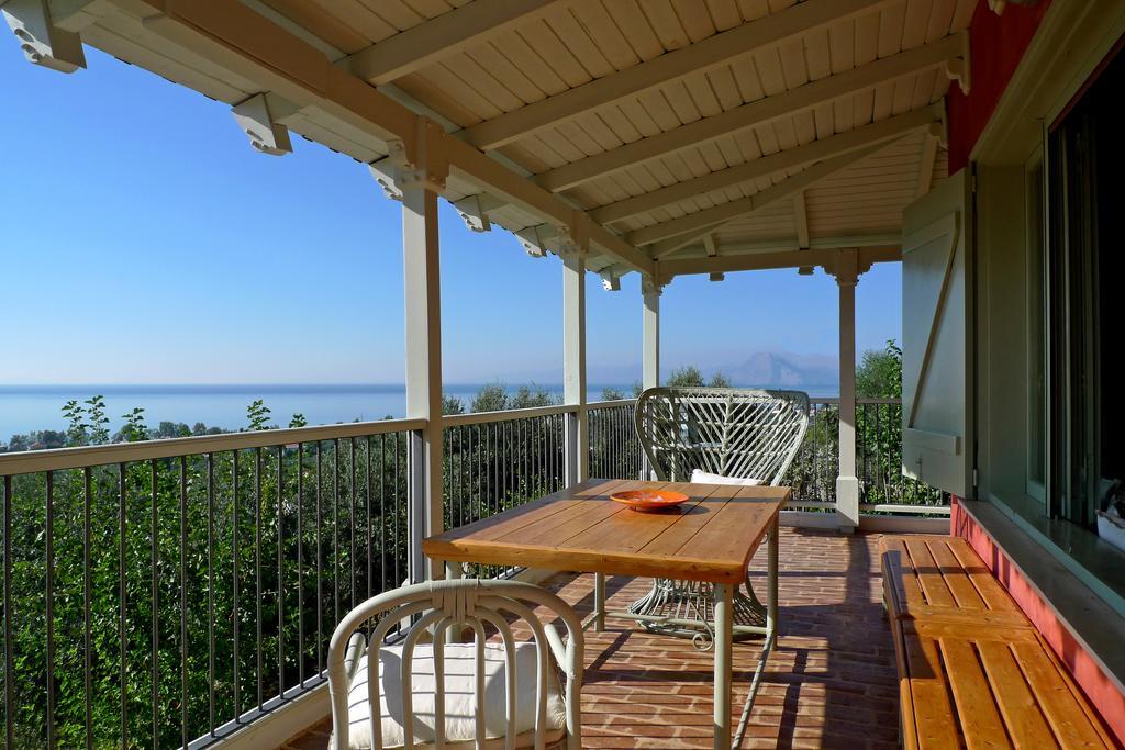Sea View Villa With 4 Bedrooms - Grecorama Monodhendrion ภายนอก รูปภาพ